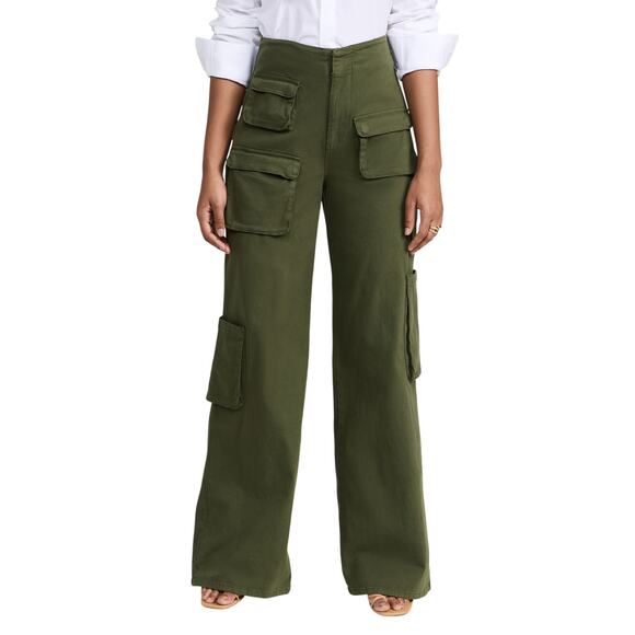 AFRM Other - Afrm Wide-Leg Olive Maxwell Pants Size 25